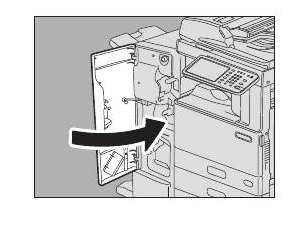 Xử lý kẹt giấy ở Finisher và Hole Punch của máy photo toshiba 2051C 58